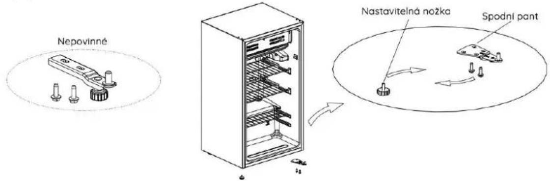 COMFEE RCD132WH2 - Pravolevá změna dveří - 3