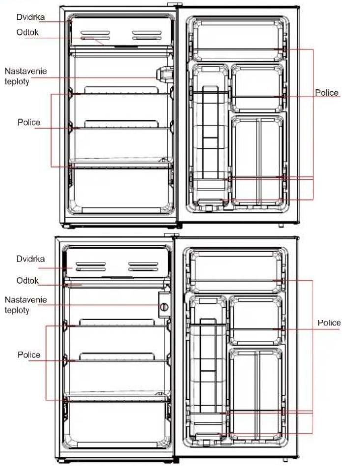 COMFEE RCD132WH2 - Kľúčové komponenty - 1