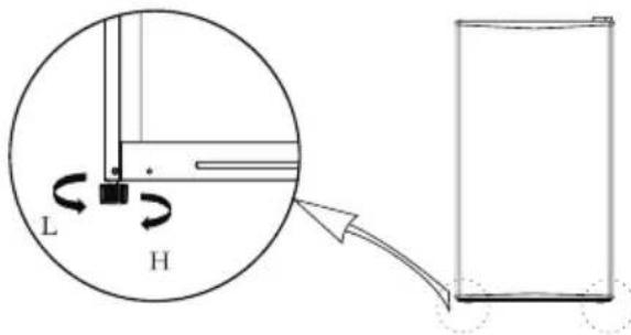 COMFEE RCD132WH2 - ΠΌΔΙΑ ΟΡΙΖΟΝΤΙΩΣΗΣ - 1