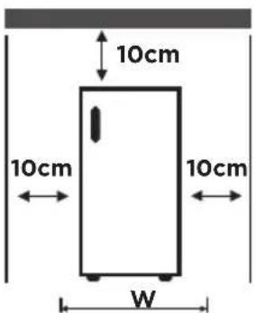 COMFEE RCD132WH2 - EMPLACEMENT - 3