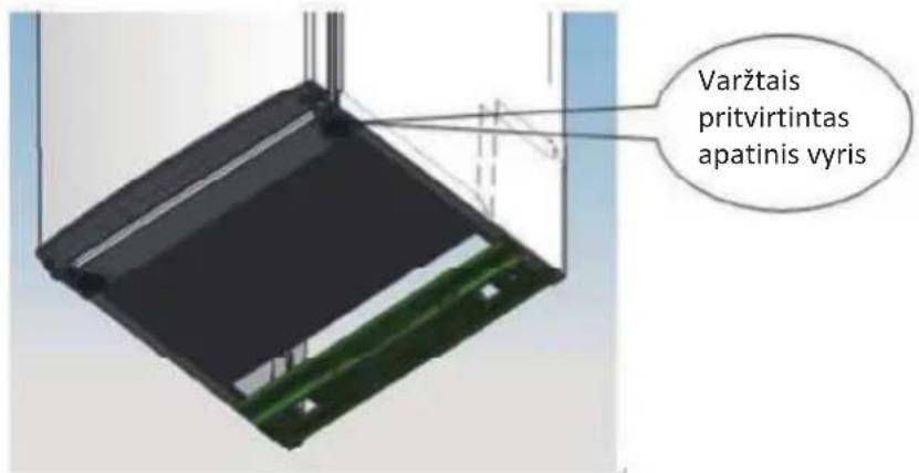 COMFEE RCT210WH2 - Duru varstymo krypties keitimas (pasirinktinai) - 6