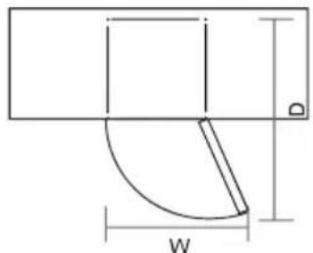 COMFEE RCT210WH2 - Prasibas Durvju Telpai - 1