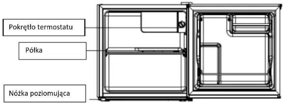 COMFEE RCD50WH2 - Nazwy komponentów - 1