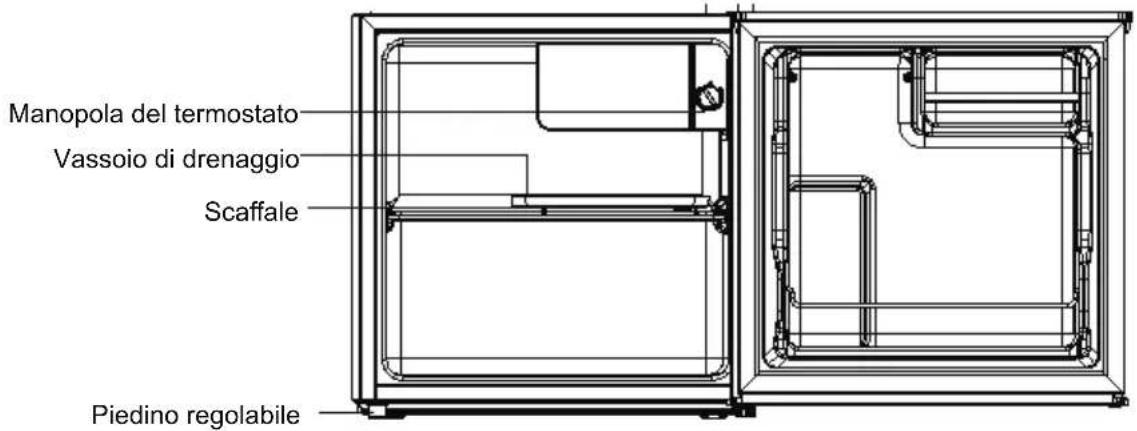 COMFEE RCD50WH2 - Nomi dei componenti - 1