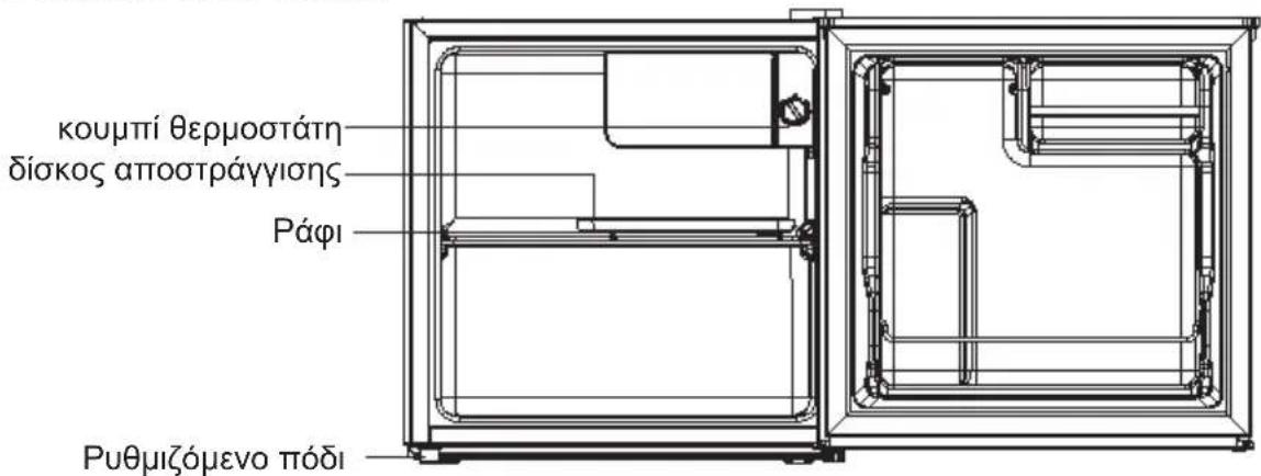 COMFEE RCD50WH2 - Ονόματα συστατικών - 1