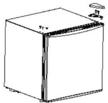 Couvre-charnière supérieur Charnière supérieure Bouchon de trou