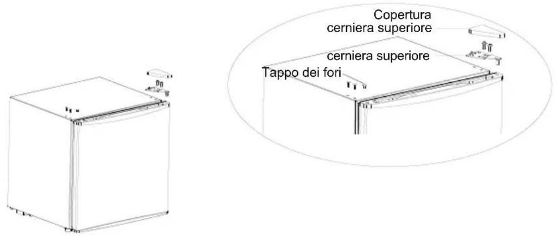 COMFEE RCU40WH2 - Cambio della porta da destra a sinistra - 5