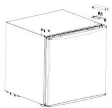 COMFEE RCU40WH2 - Cambio de puerta derecha - izquierda - 5