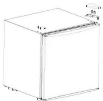 COMFEE RCU40WH2 - Zamenjava desne in leve strani vrat - 5