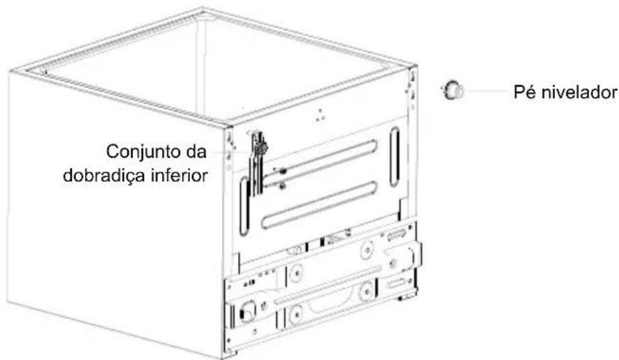 COMFEE RCU40WH2 - Nivelar os pés - 9