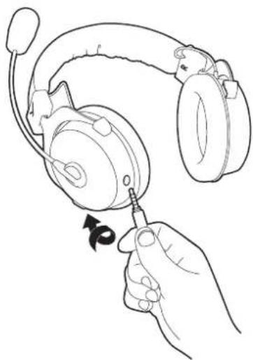 BEYERDYNAMIC MMX 300 PRO - Ansluta anslutningssladd - 1