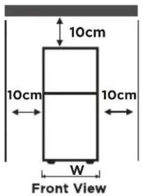 COMFEE RCB169WH2 - PLACEMENT - 3