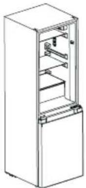 COMFEE RCB169WH2 - INVERSION DES PORTES - 14