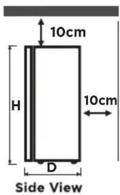 COMFEE RCB169WH2 - PLACEMENT - 4