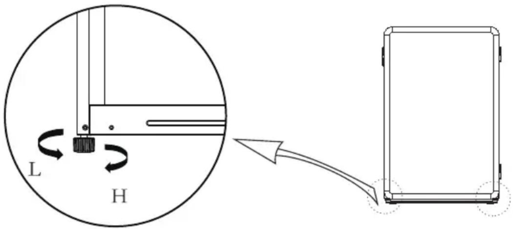 COMFEE RCD113WH2RT - Nivellierfüße - 1