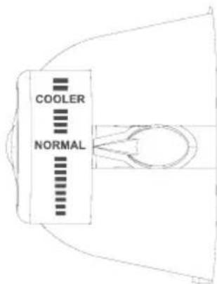COMFEE RCD113WH2RT - Έλεγχος θερμοκρασίας - 1