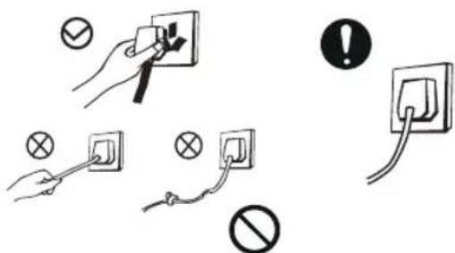 COMFEE RCC554WH2 - ELECTRICITY RELATED WARNINGS - 1