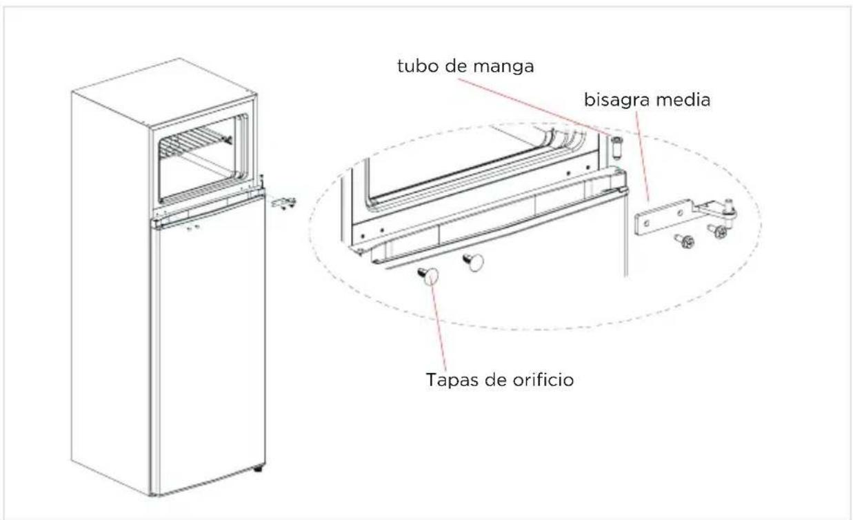 COMFEE RCT323WH2 - Piezas ya montadas en la puerta (como equipados): - 8