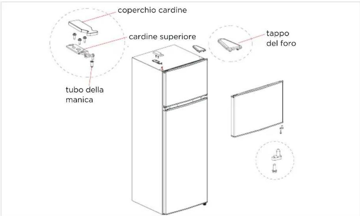 COMFEE RCT323WH2 - Parti già montate sulla porta (come spedite): - 13