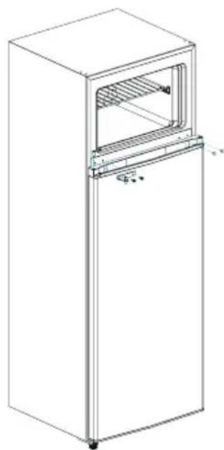 COMFEE RCT323WH2 - Peças já montadas na porta (como enviadas): - 10