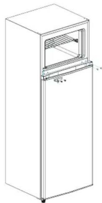 COMFEE RCT323WH2 - Pièces montées sur la porte (telles que livrées) : - 10