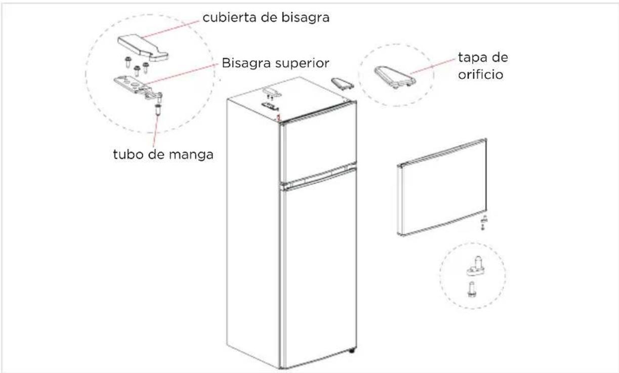 COMFEE RCT323WH2 - Piezas ya montadas en la puerta (como equipados): - 11
