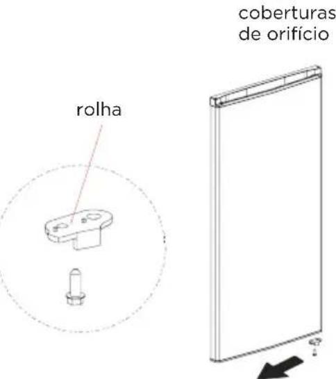 COMFEE RCT323WH2 - Peças já montadas na porta (como enviadas): - 11