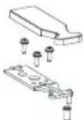 COMFEE RCT323WH2 - Piezas ya montadas en la puerta (como equipados): - 1