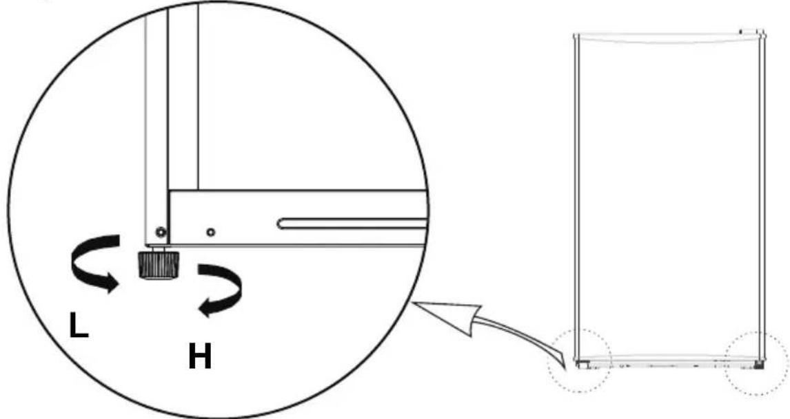 COMFEE RCD115WH2 - Nivellierfüsse - 1