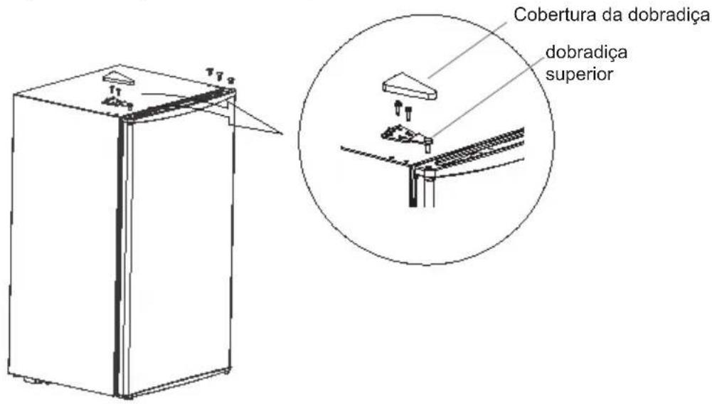 COMFEE RCD115WH2 - Mudança direita-esquerda da abertura das portas - 8