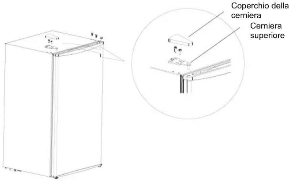 COMFEE RCD115WH2 - Cambio della porta da destra a sinistra - 8