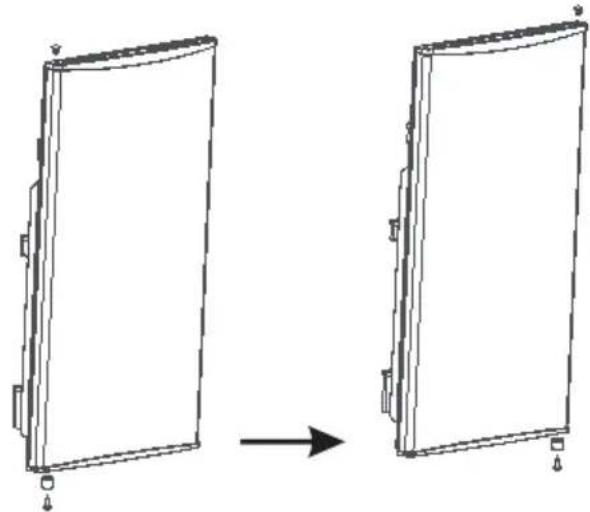 COMFEE RCD115WH2 - Mudança direita-esquerda da abertura das portas - 7