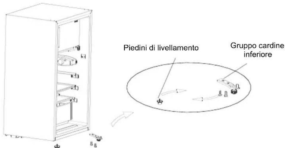 COMFEE RCD115WH2 - Cambio della porta da destra a sinistra - 6