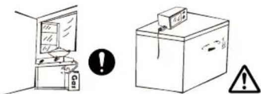 COMFEE RCC100WH2 - ELECTRICITY RELATED WARNINGS - 2