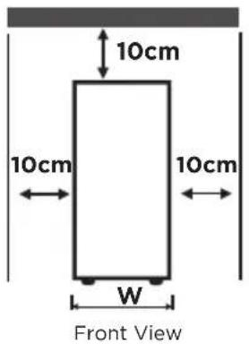 COMFEE RCU119WH2 - PLACEMENT - 3