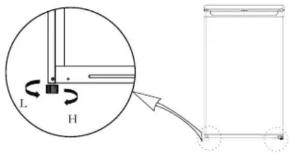 COMFEE RCU119WH2 - ΠΌΔΙΑ ΟΡΙΖΟΝΤΙΩΣΗΣ - 1