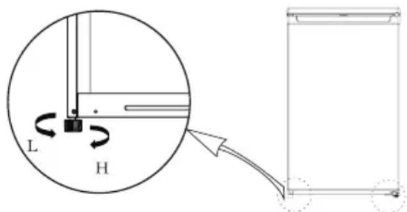 COMFEE RCU119WH2 - LEVELING FEET - 1