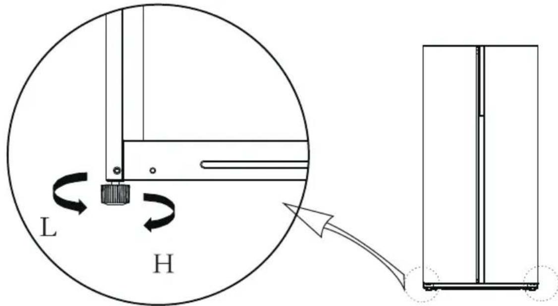 COMFEE RCS609WH2 - Vyrovnávacia noha - 1