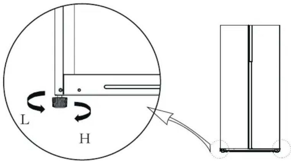 COMFEE RCS609WH2 - Nivellierfüe - 1