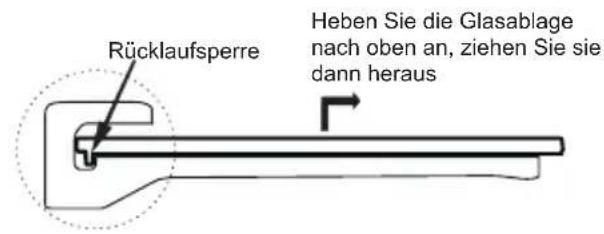 COMFEE RCS609WH2 - Reinigung der Glasablage - 2
