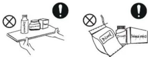 COMFEE RCS609WH2 - AVERTISSEMENTS LIÉS AU PLACEMENT DES ALIMENTS - 1
