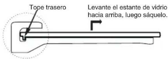 COMFEE RCS609WH2 - Limpieza de estante de vidrio - 2