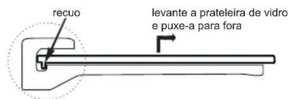 COMFEE RCS609IX2 - Limpeza da prateleira de vidro - 2