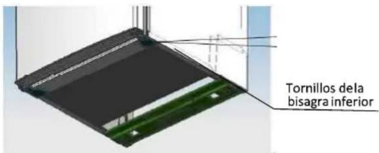 COMFEE RCU219WH2 - Guía de instalación para cambiar la orientación de apertura de la puerta (opcional) - 6