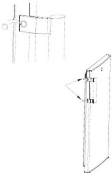 COMFEE RCU219WH2 - Abbildung des Türgriffs (optional) - 3