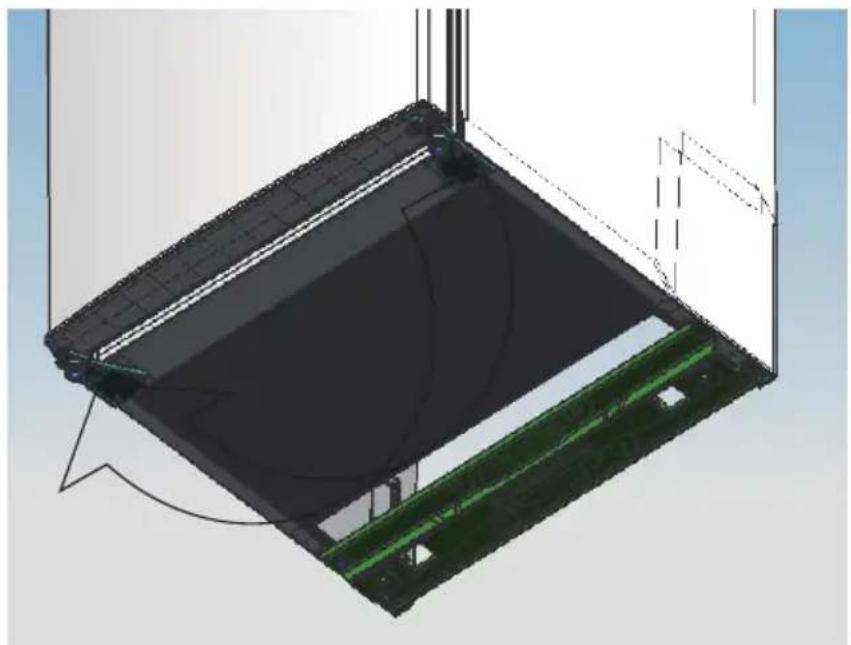 COMFEE RCU219WH2 - Invertire il lato di apertura della porta(facoltativo) - 7