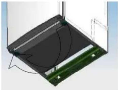 COMFEE RCU219WH2 - Guía de instalación para cambiar la orientación de apertura de la puerta (opcional) - 7
