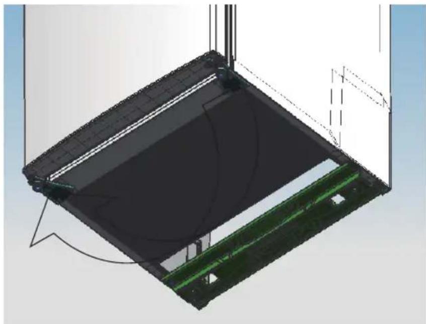 COMFEE RCU219WH2 - Türanschlag wechseln(optional) - 7