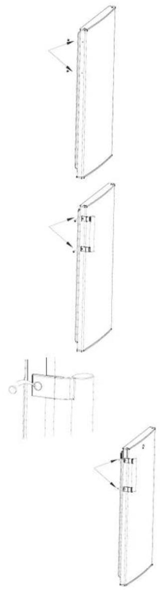 COMFEE RCU219WH2 - Požiadavky na otváranie dverí - 1