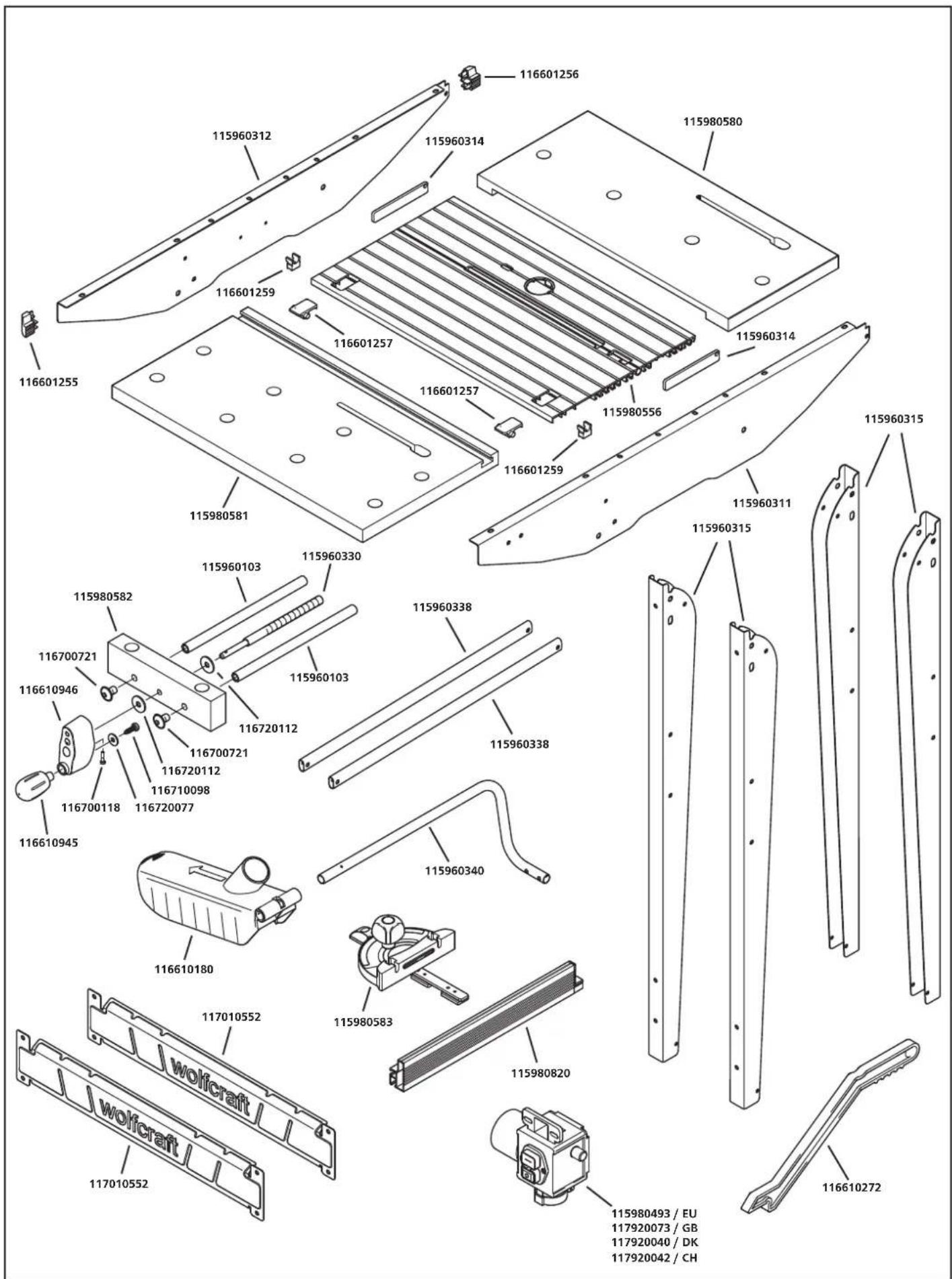 WOLFCRAFT MASTER cut 1500 - 1